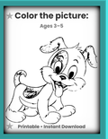 Color the Picture Activity | Montessori Printable for Kids Ages 3–5