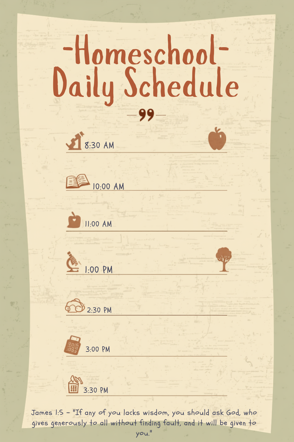 FREE Homeschool Schedule for Working Moms