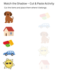 Match the Shadow Printable for Preschool