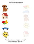 Match the Shadow Printable for Preschool